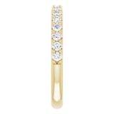 14K Yellow 1/2 CTW Diamond Matching Band photo 4