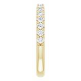 14K Yellow 1/2 CTW Diamond Matching Band photo 4