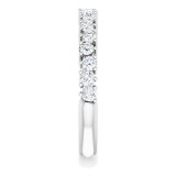 14K White 1/2 CTW Diamond Anniversary Band photo 4