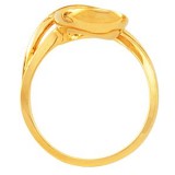 14K Yellow Freeform Ring photo 2