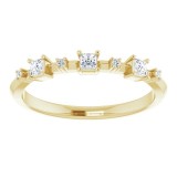 14K Yellow 1/6 CTW Diamond Anniversary Band photo 3