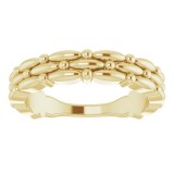 14K Yellow Stackable Ring photo 3