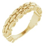 14K Yellow Stackable Ring photo