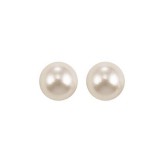 Gems One 14Kt White Gold Pearl (1 Ctw) Earring photo