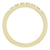 14K Yellow 3/8 CTW Diamond Anniversary Band photo 2