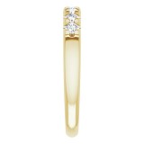 14K Yellow 3/8 CTW Diamond Anniversary Band photo 4