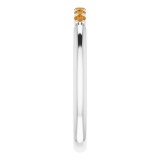 14K White Citrine Stackable Ring photo 4