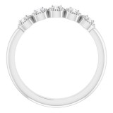 14K White 1/4 CTW Diamond Anniversary Band photo 2