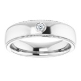 14K White .06 CTW Diamond Ring photo 3