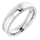 14K White .06 CTW Diamond Ring photo