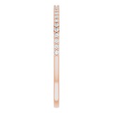 14K Rose 1/8 CTW Diamond Anniversary Band photo 4