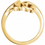 14K Yellow Freeform Ring photo 2