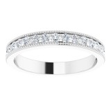 14K White 1/3 CTW Diamond Anniversary Band photo 3