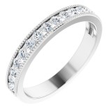 14K White 1/3 CTW Diamond Anniversary Band photo