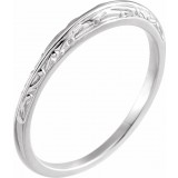 14K White Band photo 2