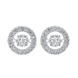 Gems One 14Kt White Gold Diamond (3/4Ctw) Earring photo