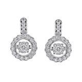 Gems One Mix Metal W-Gold Silver Diamond (1/6Ctw) Earring photo