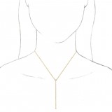 14K Yellow 1/5 CTW Diamond Y 15-17 Necklace photo 3