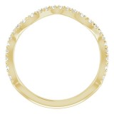 14K Yellow 1/3 CTW French-Set Diamond Anniversary Band photo 2