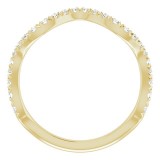 14K Yellow 1/3 CTW French-Set Diamond Anniversary Band photo 2