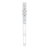 14K White 1/3 CTW Diamond Anniversary Band photo 4
