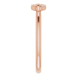 14K Rose .04 CTW Diamond Infinity-Inspired Ring photo 4