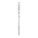 14K White 1/4 CTW Diamond Anniversary Band photo 4