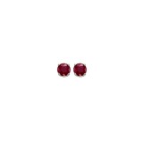 Gems One 14Kt White Gold Ruby (1/4 Ctw) Earring photo