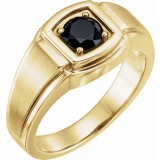 14K Yellow Onyx Ring photo