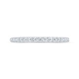 Shah Luxury 14K White Gold Diamond Wedding Band photo