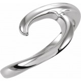 14K White Freeform Remount Ring photo