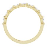 14K Yellow 1/4 CTW Diamond Anniversary Band photo 2