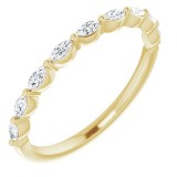 14K Yellow 1/4 CTW Diamond Anniversary Band photo