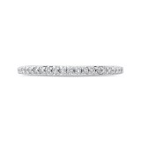 Shah Luxury Round Diamond Half-Eternity Wedding Band In 14K White Gold photo