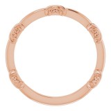 14K Rose Matching Band photo 2