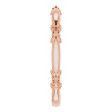 14K Rose Matching Band photo 4