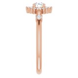 14K Rose 3/8 CTW Diamond Ring photo 4