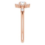 14K Rose 3/8 CTW Diamond Ring photo 4