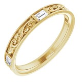 14K Yellow 1/4 CTW Diamond Anniversary Band photo