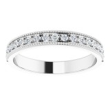 14K White 1/4 CTW Diamond Anniversary Band photo 3