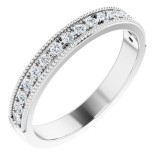 14K White 1/4 CTW Diamond Anniversary Band photo