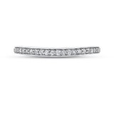 Shah Luxury Round Diamond Half-Eternity Wedding Band In 14K White Gold photo