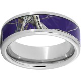 Serinium Pipe Cut Band with Realtree AP Purple Inlay photo