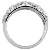 14K White 1/2 CTW Diamond Ring photo 2