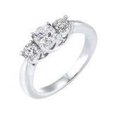 Gems One 14Kt White Gold Diamond (3/4Ctw) Ring photo