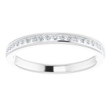 Platinum 1/5 CTW Diamond Anniversary Band photo 3