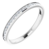 Platinum 1/5 CTW Diamond Anniversary Band photo