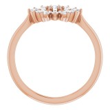 14K Rose 1/2 CTW Diamond Vintage-Inspired Ring photo 2