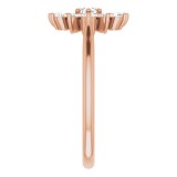14K Rose 1/2 CTW Diamond Vintage-Inspired Ring photo 4