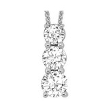Gems One 14Kt White Gold Diamond (3/4Ctw) Pendant photo
